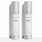 Two white 1.7 oz. plastic bottles with silver caps black letters. Best oil-free moisturizer. Dermal Essentials Medical Grade skincare.