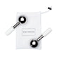 two silver globes with handles one white bag with black printing dermal essentials medical grade skincare