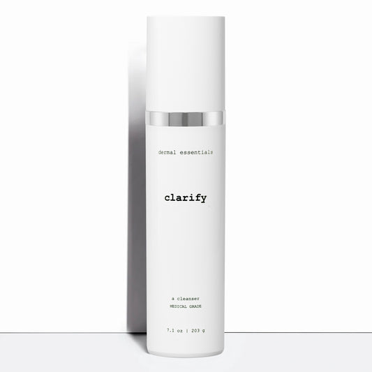 clarifying salicylic acid cleanser for oily & acne-prone skin to unclog pores and reduce breakouts by dermal essentials