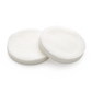 White round circle gauze pads. Best retinol anti-aging facial pads. 60 count. Dermal Essentials Medical Grade Skincare.