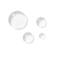 One large and three small clear facial spray droplets Boost anti-inflammatory hydrating calming facial spray Dermal Essentials Medical Grade Skincare