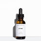 Full size 1 oz. Glass amber cylinder bottle. White label black letters black eye dropper.Best skin plumping  serum. Dermal Essentials Medical Grade Skincare. A mini size is 3 ml of this hyaluronic acid anti-aging facial serum skincare product in amber glass bottle white label with black letters black eye dropper.