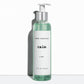 Clear bottle of Calm an antioxidant hydrating calming facial gel Dermal Essentials Medical Grade Skincare. 