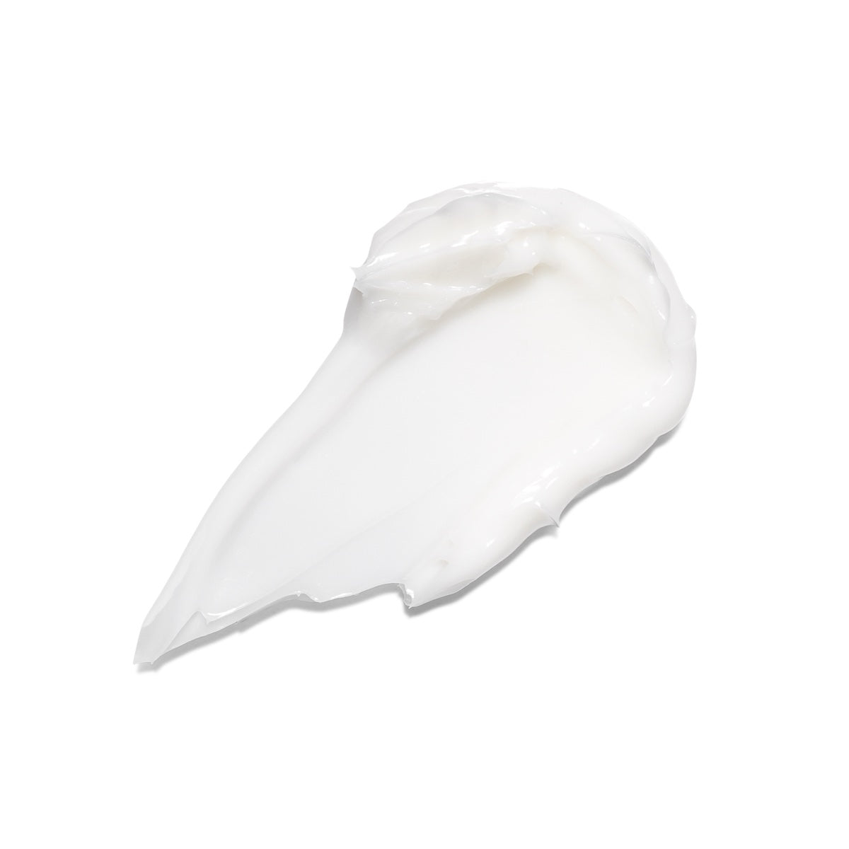 White facial cream swatch smear Oil free hydrating fluid moisturizer cream Dermal Essentials Medical Grade Skincare