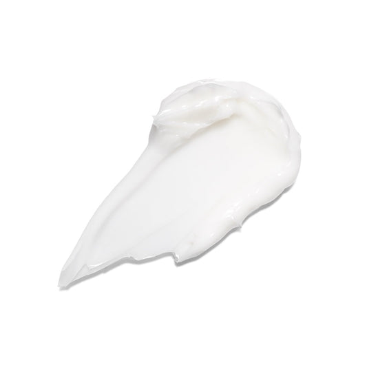White facial cream swatch smear Oil free hydrating fluid cream moisturizer Dermal Essentials Medical Grade Skincare